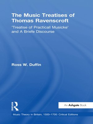 cover image of The Music Treatises of Thomas Ravenscroft
